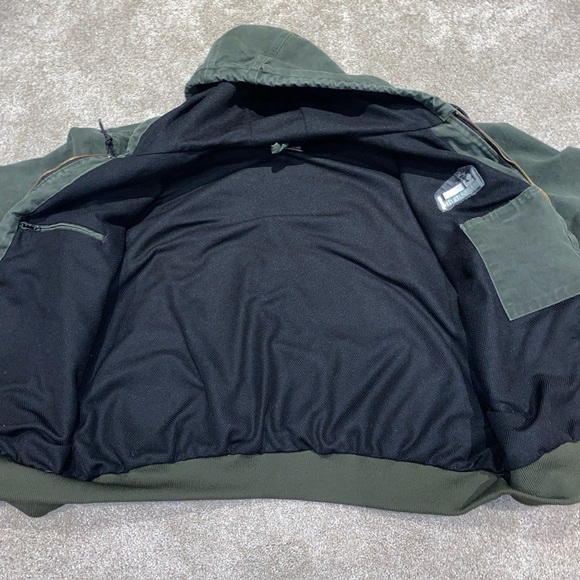 Carhartt J25 MOS Hooded Duck Canvas Lined Jacket Size 2XL Regular‎ - Picture 3 of 10
